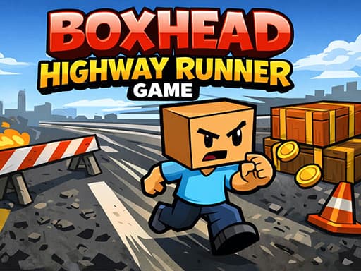 لعبة Boxhead عداء الطريق السريع