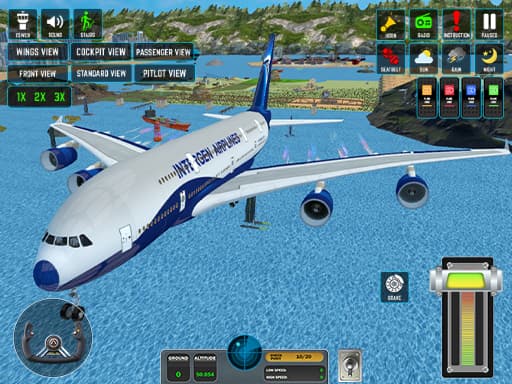 Passagierflugzeug: Flug 3D