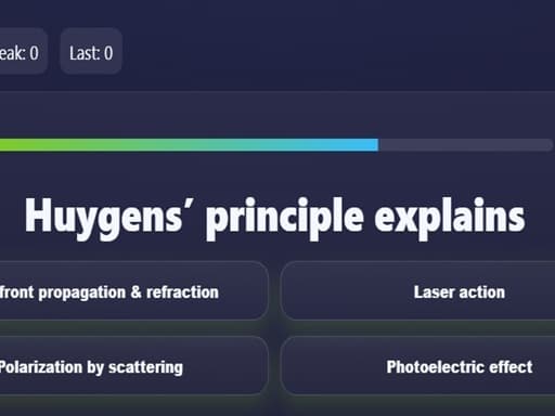 Physics Optics Quiz