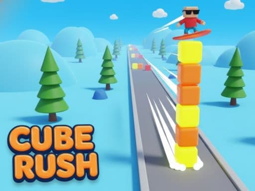 Cube Rush 3D: Sobrevive la Carrera